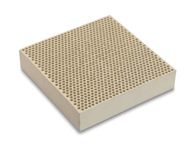 Tavola Per Saldatura A Nido D'ape, Piccola, 100 X 100 X 21 Mm, Ceramica - Immagine Standard - 1