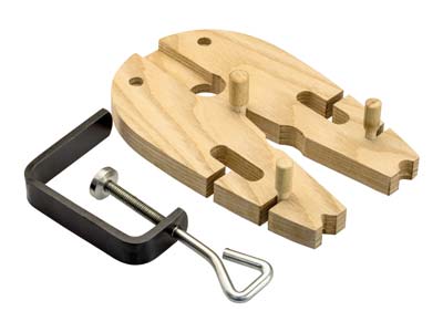 Piolo Da Banco Multiuso In Legno Con Morsa - Immagine Standard - 3