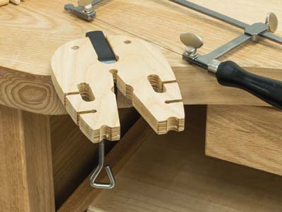 Piolo Da Banco Multiuso In Legno Con Morsa - Immagine Standard - 5