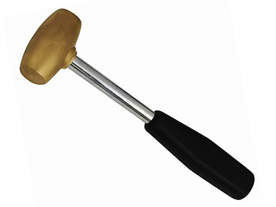 Mazza-In-Ottone,-Modello-Grande----90...