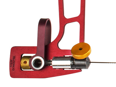 Bocfil Con Leva A Molla E Morsetto Per Lame Girevoli, Altezza 7,60 Cm,knew Concepts - Immagine Standard - 2