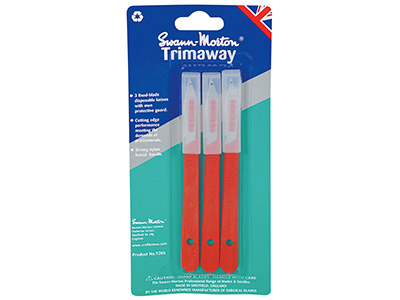 Swann Morton Trimaway Craft Knife Pk 3 With Blades - Immagine Standard - 1