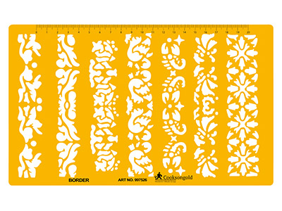 Dimaforte Per La Progettazione E Ildisegno Di Bordi Decorativi, 7 Mod Elli Da 11 A 34 MM