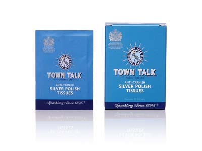 Fazzolettini Con Lucido Antiossidante Per Argento Town Talk