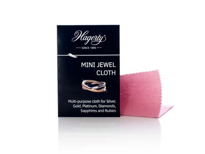 Hagerty Mini Silver E Jewel Cloth, 9 Cm X 12 Cm