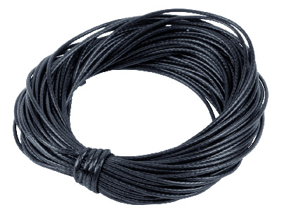 Corda Cerata Nero 1 Mm, 10 Metri - Immagine Standard - 1