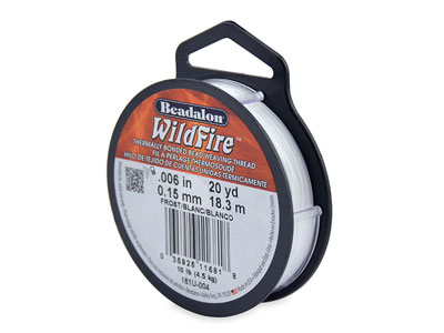 Filo Beadalon Wildfire, 0,15 MM X 18,3 M, Ghiaccio