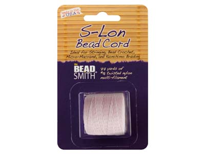 Cordoncino Per Perline Beadsmith S-lon, Calibro 210, Misura 18, 70 M, Rosato - Immagine Standard - 2