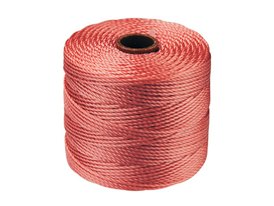 Cordoncino Per Perline Beadsmith S-lon, Tex 210, Calibro 18, 70 M, Corallo