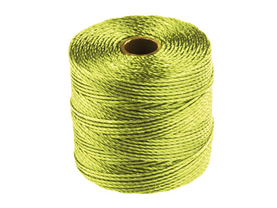 Cordoncino Per Perline Beadsmith S-lon, Chartreuse, Tex 210, Calibro 18, 70 M