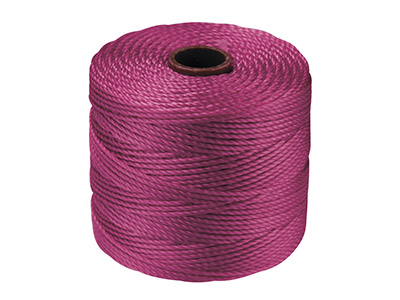 Cordoncino Per Perline Beadsmith S-lon, Calibro 210, Misura 18, 70 M, Magenta - Immagine Standard - 1