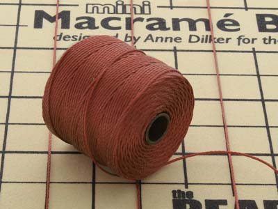 Beadsmith S-lon Bead Cord Brown Tex 210, Gauge #18 70m - Immagine Standard - 4