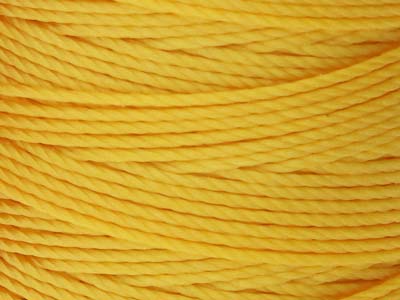 Beadsmith S-lon Bead Cord Golden Yellow Tex 210 Gauge #18 70m - Immagine Standard - 5
