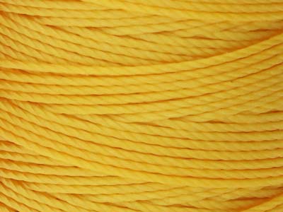 Beadsmith S-lon Bead Cord Golden Yellow Tex 210 Gauge #18 70m - Immagine Standard - 5