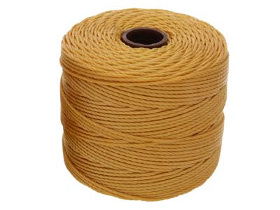 Beadsmith S-lon Bead Cord Marigold Tex 210 Gauge #18 70m - Immagine Standard - 2