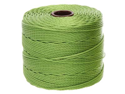 Beadsmith S-lon Bead Cord Avocado Tex 210 Gauge #18 70m - Immagine Standard - 2