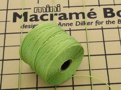 Beadsmith S-lon Bead Cord Avocado Tex 210 Gauge #18 70m - Immagine Standard - 4