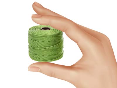 Beadsmith S-lon Bead Cord Avocado Tex 210 Gauge #18 70m - Immagine Standard - 6
