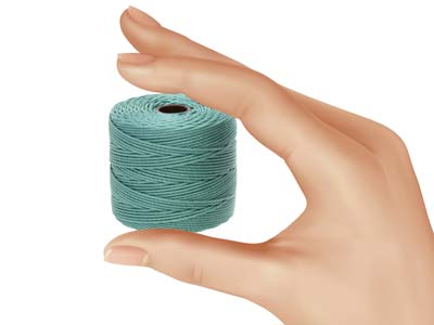 Beadsmith S-lon Bead Cord Vintage Jade Tex 210 Gauge #18 70m - Immagine Standard - 6