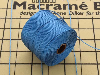 Beadsmith S-lon Bead Cord Blue Tex 210 Gauge #18 70m - Immagine Standard - 4