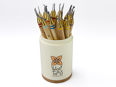 Set Di 18 Spatole Per Cera, Misure Da 1 A 18, Wolf Precision - Immagine Standard - 2