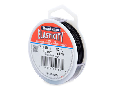Filo Elastico Nero Beadalon 1 Mm, Bobina Da 25 Metri - Immagine Standard - 1