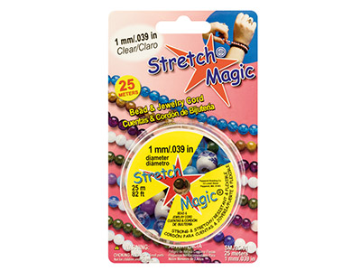Filo Elastico Trasparente 1 Mm, Bobina Da 25 Metri, Stretch Magic - Immagine Standard - 1