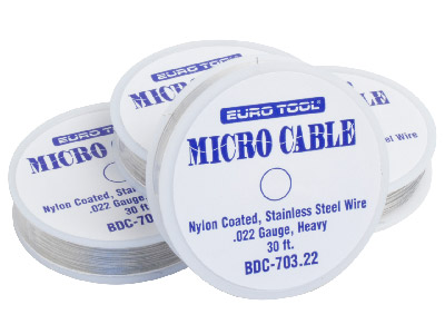 Filo Tondo In Acciaio Rivestito In Nylon 0,53 Mm, Bobina Da 9,20 Metri - Immagine Standard - 2