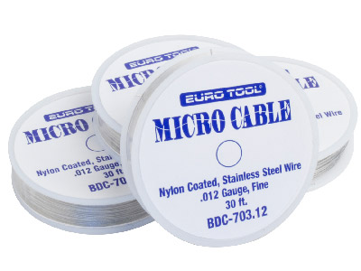 Filo Tondo In Acciaio Rivestito In Nylon 0,31 Mm, Bobina Da 9,20 Metri - Immagine Standard - 2