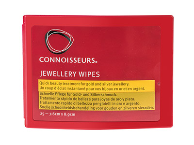 Salviette Per La Pulizia Dei Gioielli Connoisseurs®, 25 Pezzi - Immagine Standard - 2