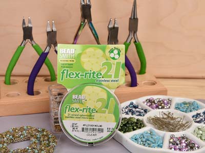 Filo Flexrite 21 Strand, 0,36 Mm, Trasparente, 9,14 Metri, Beadsmith - Immagine Standard - 7