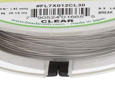 Filo Flexrite 7 Fili, 0,45 Mm, Trasparente, 9,14 Metri, Beadsmith - Immagine Standard - 5