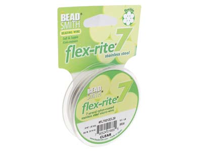Filo Flexrite 7 Fili, 0,45 Mm, Trasparente, 9,14 Metri, Beadsmith - Immagine Standard - 6