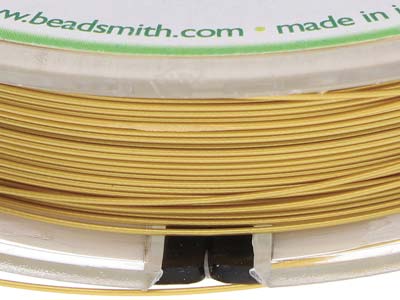 Beadsmith Flexrite, 7 Strand, Metallic Satin Gold, 0.45mm, 30.5m - Immagine Standard - 5