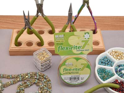 Filo Flexrite 7 Fili, 0,45 Mm, Oro,9,14 Metri, Beadsmith - Immagine Standard - 6