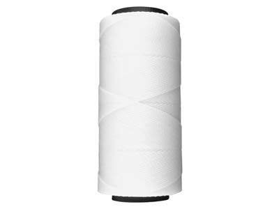 Beadsmith Knot-it Cordoncino Ceratobrasiliano, Bianco 0,90 Mm, 144 Me Tri - Immagine Standard - 1