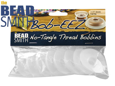 Bobina Di Plastica Bob-eez Per Filokumihimo, Beadsmith, Confezione Da 8 - Immagine Standard - 3