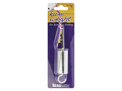 Peso Kumihimo 90g Con Clip A Coccodrillo, Beadsmith - Immagine Standard - 3