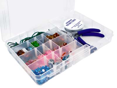 Organizer Da 20 Scomparti, 27,3 X 17,8 X 4,4 Cm, Plastica - Immagine Standard - 1