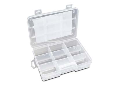 Beadsmith Small Keeper Box 9 Compartments 19x13cm - Immagine Standard - 1