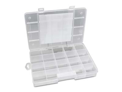 Beadsmith Medium Keeper Box 20 Compartments 27x19cm - Immagine Standard - 1