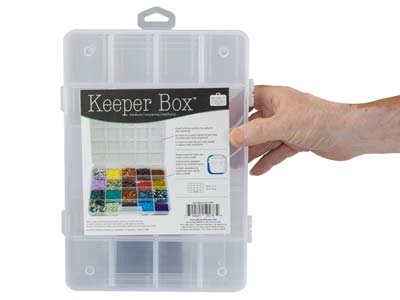 Beadsmith Medium Keeper Box 20 Compartments 27x19cm - Immagine Standard - 4