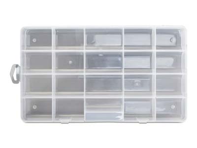 Organizer Da 20 Scomparti, Gm 33x 19 Cm, Beadsmith - Immagine Standard - 2