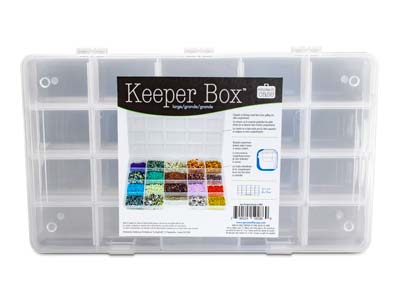 Beadsmith Large Keeper Box 20 Compartments 33x19cm - Immagine Standard - 3