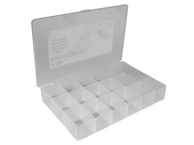 Organizer Da 17 Scomparti, 27 X 18 X 4 Cm, Plastica, Beadalon