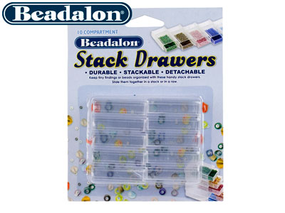 Contenitore Per Perline, Set Da 10 Scatole Rettangolari - Immagine Standard - 3
