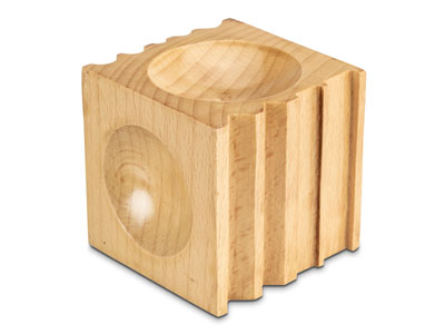 Wooden Forming And Dapping Block With Half Round, Rectanglar, Triangular  Round Concave Grooves