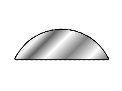 Lima Conica Semitonda N. 1566, 150mm G0, Vallorbe - Immagine Standard - 4