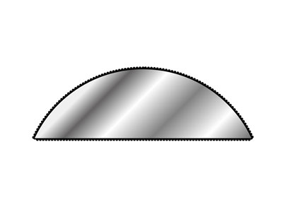 Lima Mezza Tonda N. 1560, 150 MM G2, Vallorbe - Immagine Standard - 4