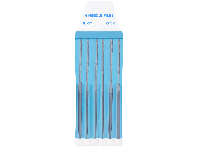 Set Di 6 Lime Ad Ago, 160 Mm, Grana2 - Immagine Standard - 2